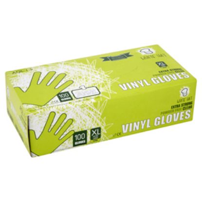 Picture of Glove Vinyl Clear XL WHat(PowderFree) x100